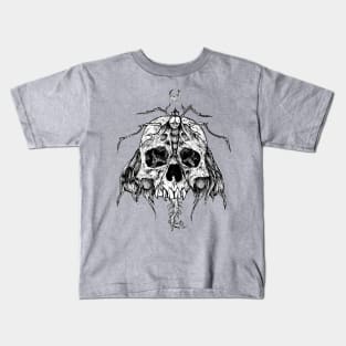 Moth Skull Kids T-Shirt